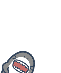 Happy Shark Sticker