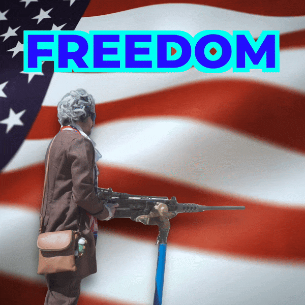 Red White And Blue Freedom GIF