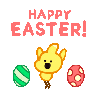 Easter Bunny Pastel Sticker by DINOSALLY