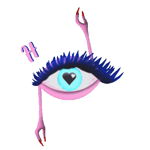 monicaleeiyt hello eye Sticker