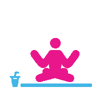 Summer Stretching Sticker by Dunkin’