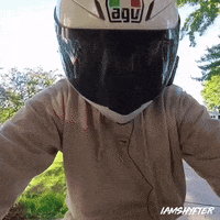 Iamshyfter reaction bike bored waiting GIF