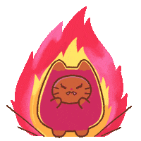 Angry Cat Sticker by LINE FRIENDS