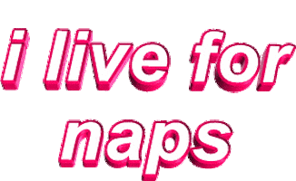 Pink Naps Sticker by AnimatedText