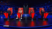 thevoiceofitaly reaction sexy the voice lamborghini GIF
