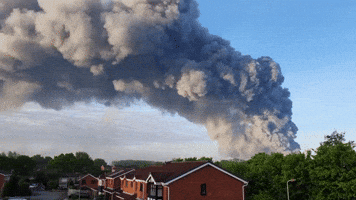 Staffordshire Firefighters Battle 'Very Large-Scale Incident' Near Cannock