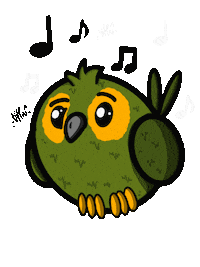 Happy Bird Sticker