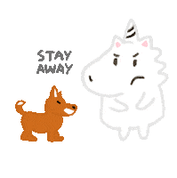 Leave Cu Sticker by Creative Unicorn