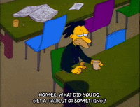 Asking Season 3 GIF by The Simpsons
