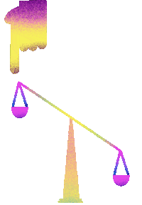 Andrewhaener money justice balance scale Sticker