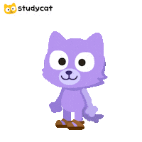 Happy Cat Sticker by Studycat language learning for kids