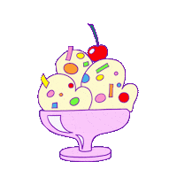 chrisuphues sweet ice cream sundae chris uphues Sticker
