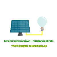 kaufen-solaranlage solar strom photovoltaik photovoltaic Sticker