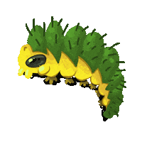 Worm Eat Sticker