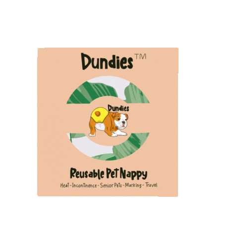 Dundies dog new post puppy shop now Sticker