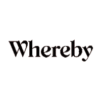 Whereby video conference video meeting videomeeting whereby Sticker