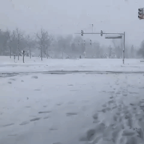 Winter Storm Hits Virginia With Heavy Snow