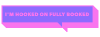 nikihutchison marketing fully booked niki hutchison hooked on fully booked Sticker