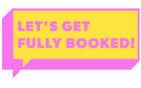 nikihutchison marketing fully booked niki hutchison hooked on fully booked Sticker