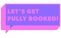 nikihutchison marketing fully booked niki hutchison hooked on fully booked Sticker