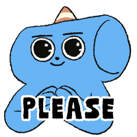 Oh Man Please Sticker