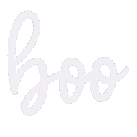 Halloween Boo Sticker