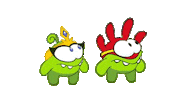 Cartoon Reaction Sticker by Om Nom