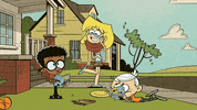the loud house running GIF by Nickelodeon