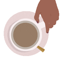 Pink Coffee Sticker by VIPAPIER