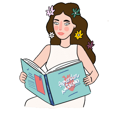 Book Reading Sticker