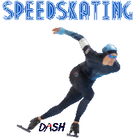 Speed Skater Sticker by DASH Skating