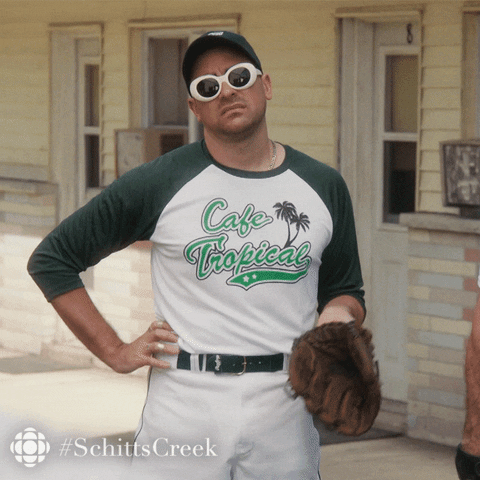 Schitts Creek Shrug GIF by CBC