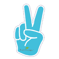 peace out 80s Sticker by Plant Therapy