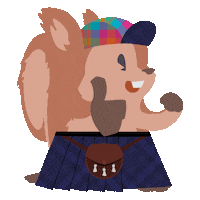 Cycling Squirrel Sticker by GoZwift