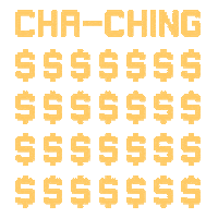 Making Money Dollars Sticker by Shopify