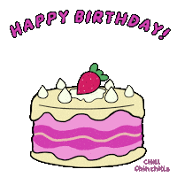 Happy Birthday Cake Sticker by VeeFriends