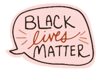 Black Lives Matter Blm Sticker by Leeza Writes