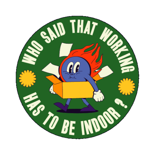 Bandung Sticker by motionbeast