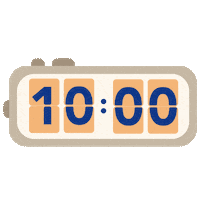 Time Sticker by Sunday Bedding