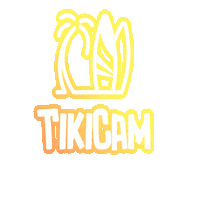 Tiki Sticker by TikiCam Productions