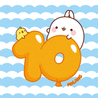 Happy 10 Years GIF by Molang