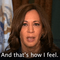 And that's how I feel.