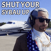 Stop Talking Private Jet GIF