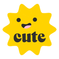 blocprint sunshine cute flower yellow flower cute star Sticker
