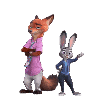 Judy Hopps Fox Sticker by Walt Disney Animation Studios