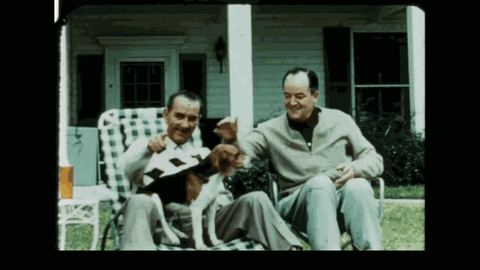 Lyndon B Johnson Beagle GIF by lbjlibrary