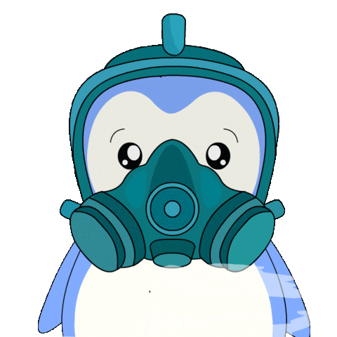 Penguin Mask Sticker by Pudgy Penguins