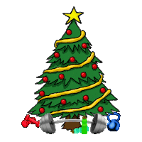 Work Hard Christmas Tree Sticker by TransformPT