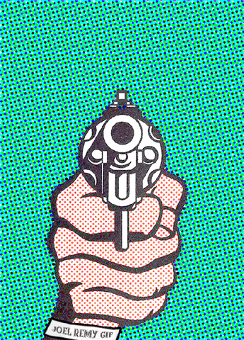 Pop Art Gun GIF by joelremygif