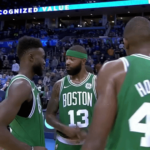 jaylen brown laughing GIF by Boston Celtics